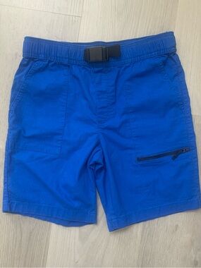Wonder Nation Casual Elastic-Waist Blue Shorts